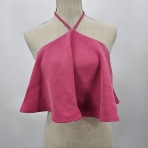 SUPERDOWN PINK CROP TOP